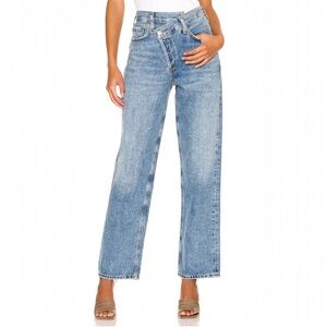 Agolde Light Blue Straight Leg Women's Jeans